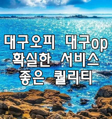 대구오피 대구op 확실한 서비스 좋은 퀄리티